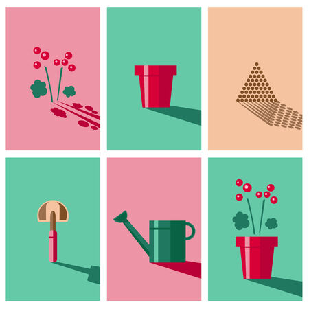 gardening Icons のイラスト素材