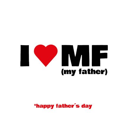 Love my fatherのイラスト素材