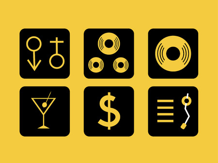 party Iconsのイラスト素材