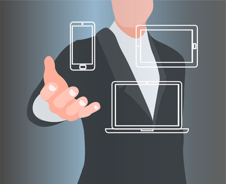 technology conceptsのイラスト素材