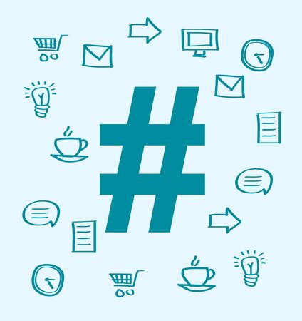 keywords backgroundのイラスト素材