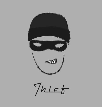 thief iconのイラスト素材