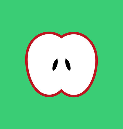 minimalist appleのイラスト素材