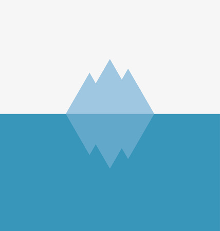geometric icebergのイラスト素材