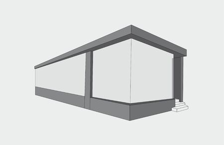 showcase perspectiveのイラスト素材