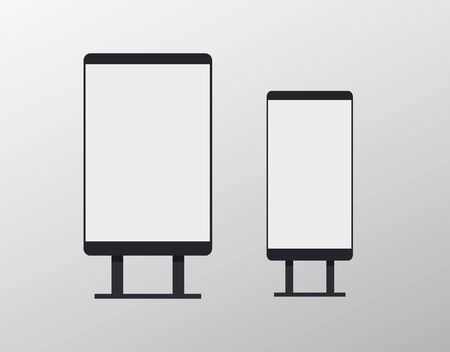 Mockup billboardのイラスト素材