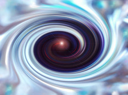  abstract fractal background in snow blue color.                              の写真素材