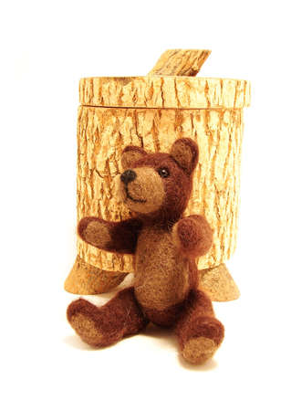         	teddy & honey jar                        の写真素材