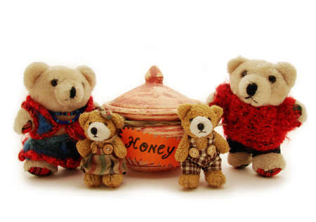  	family of teddy-bearsの写真素材