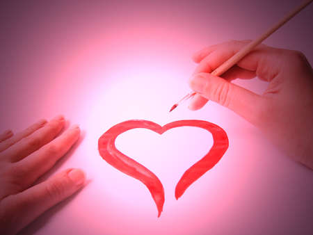   Hearth recovering                                     の写真素材