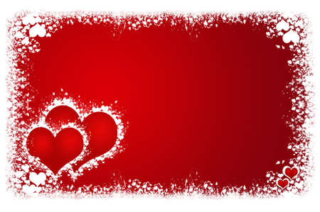 valentines hearts frameの写真素材