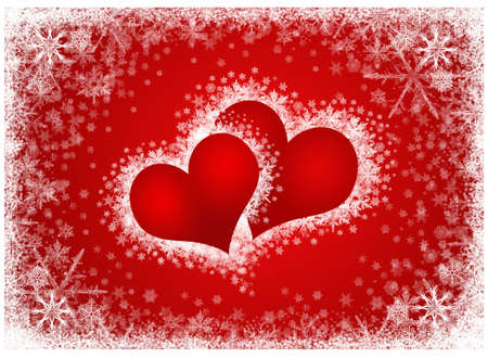 valentines hearts frameの写真素材