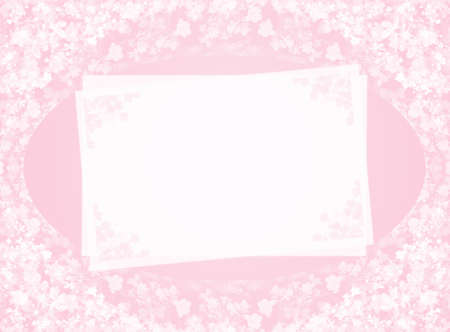 invitation floral blankの写真素材