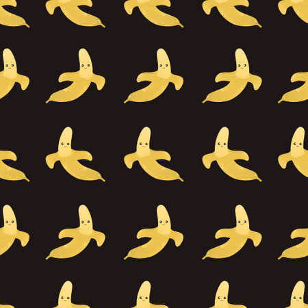 cute banana pattern for kidsの写真素材