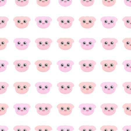 cute pattern for kids with pigsの写真素材