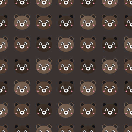 cute pattern for kids with bearsの写真素材