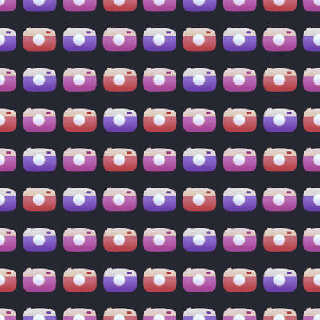 pattern with multicolored cameras