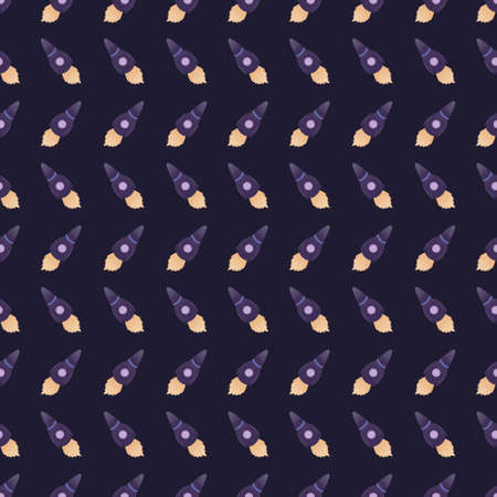 cute pattern with rockets for kids