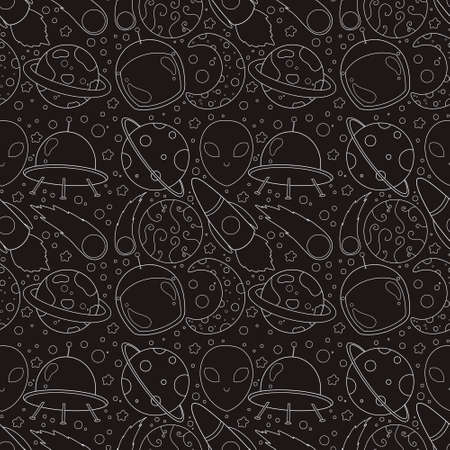 dark space pattern for kidsの写真素材