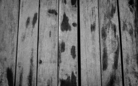 Wooden boards, dark vertical wood backgroundの写真素材