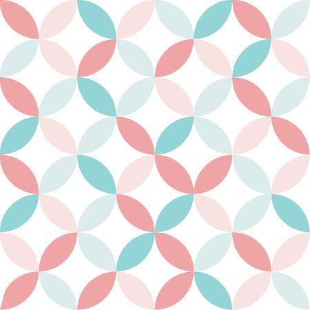 Vector geometric pattern background. Perfect for fabric, scrapbooking, wallpaper projectsのイラスト素材