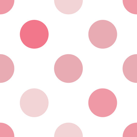 Vector circles pattern background. Perfect for fabric, scrapbooking, wallpaper projectsのイラスト素材