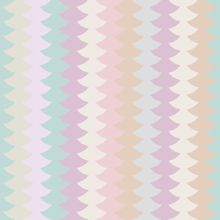 Vector multi coloured geometric vertical pattern pastel.Perfect for fabric, scrapbooking, and wallpaper projects.のイラスト素材