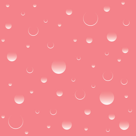 Vector gradient circles seamless pattern background. Perfect for fabric, scrapbooking, and wallpaper projects.のイラスト素材