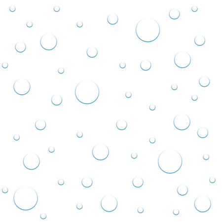 Vector gradient circles seamless pattern background. Perfect for fabric, scrapbooking, and wallpaper projects.のイラスト素材