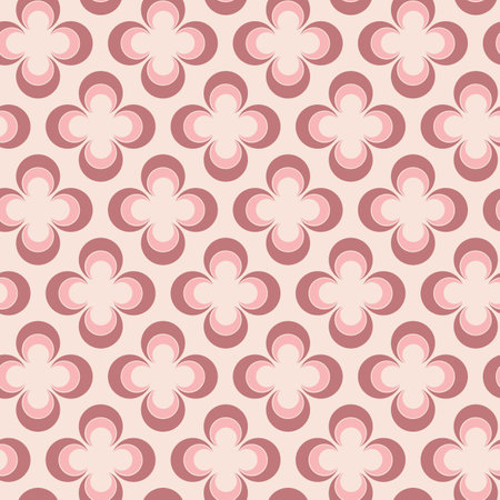Vector geometric abstract seamless pattern background. Perfect for fabric, scrapbooking and wallpaper projects.のイラスト素材