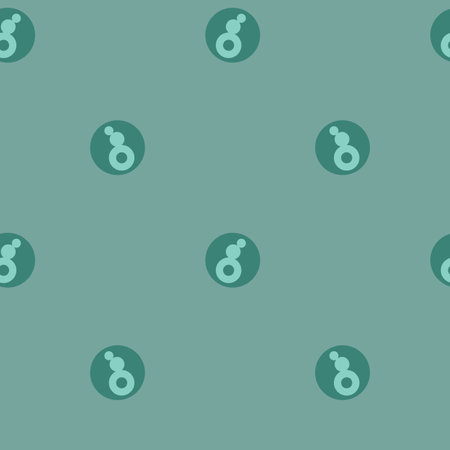 Vector green circles pattern background. Perfect for fabric, scrapbooking, wallpaper projectsのイラスト素材