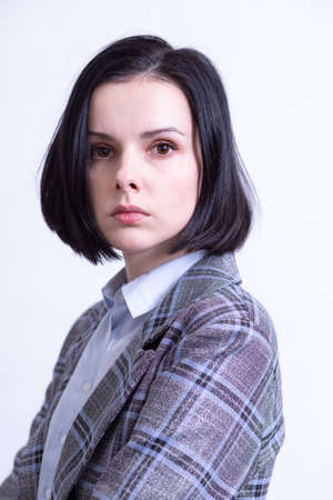 woman manager in office suit, formal dress code. high quality photoの写真素材