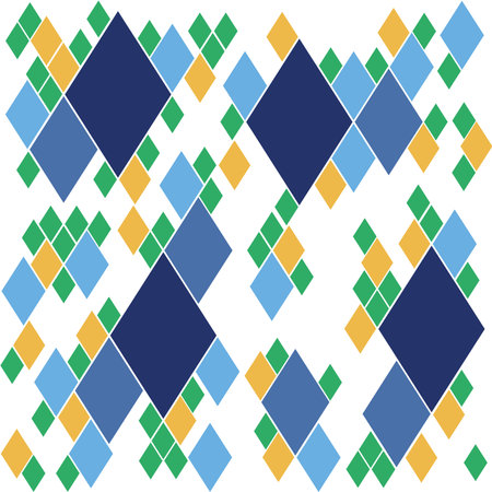 Geometric abstract rhombus shape background vector illustrationのイラスト素材