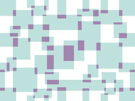 Geometric abstract seamless square composition blue and violet colours vector illustrationのイラスト素材