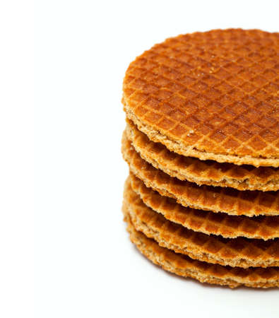 Dutch Waffles isolated on white background
の写真素材