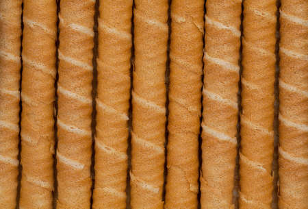 waffle rolls backgroundの写真素材
