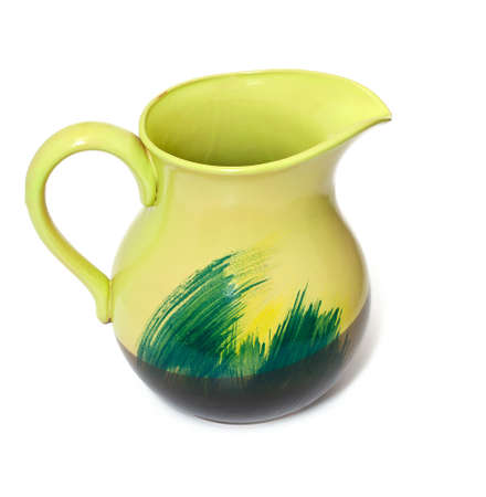empty green pitcher 