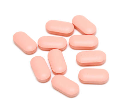 pills isolated on white background