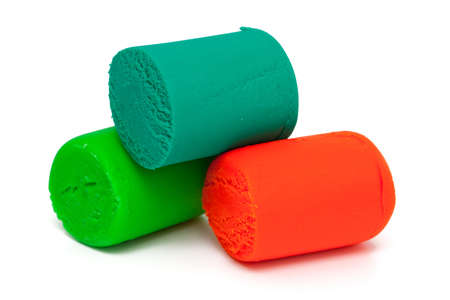 playing doughの写真素材