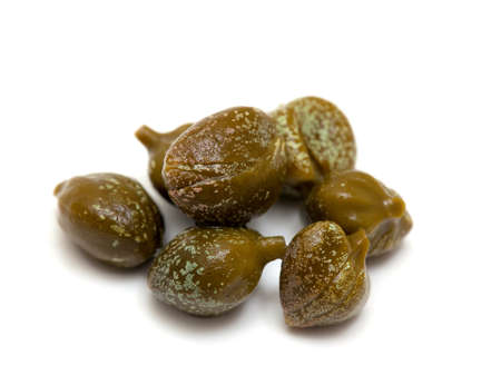 marinated capersの写真素材