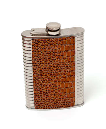 flask isolated on white backgroundの写真素材