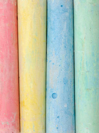 chalks in a variety of colors 