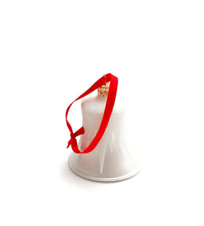 Christmas toys isolated over whiteの写真素材
