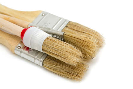 new paint brush isolated on a white background
