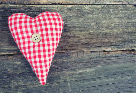 hearts on wooden surface