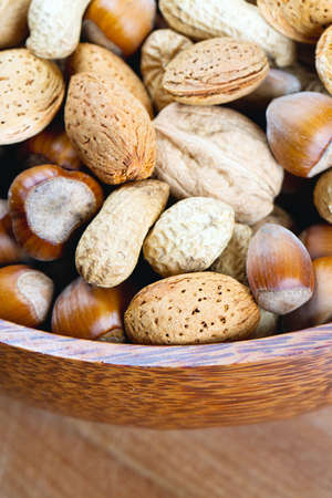 collection of shelled nuts