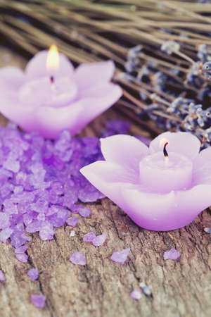 lavender spa の写真素材