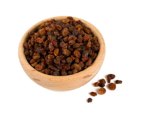 raisins in a bowlの写真素材