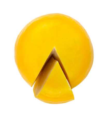 cheese head isolated on whiteの写真素材