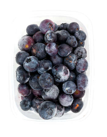 frozen blueberriesの写真素材